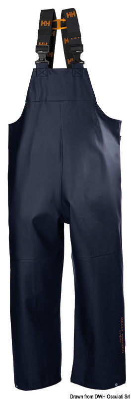 Helly Hansen HH Gale Rain BIB trousers navy blue XXXL - foto originale Osculati Srl