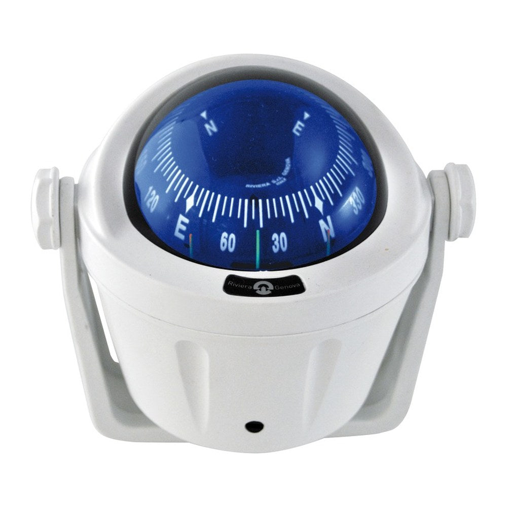 Riviera IDRA compact compass w/blue front rose bracket - foto originale Osculati Srl