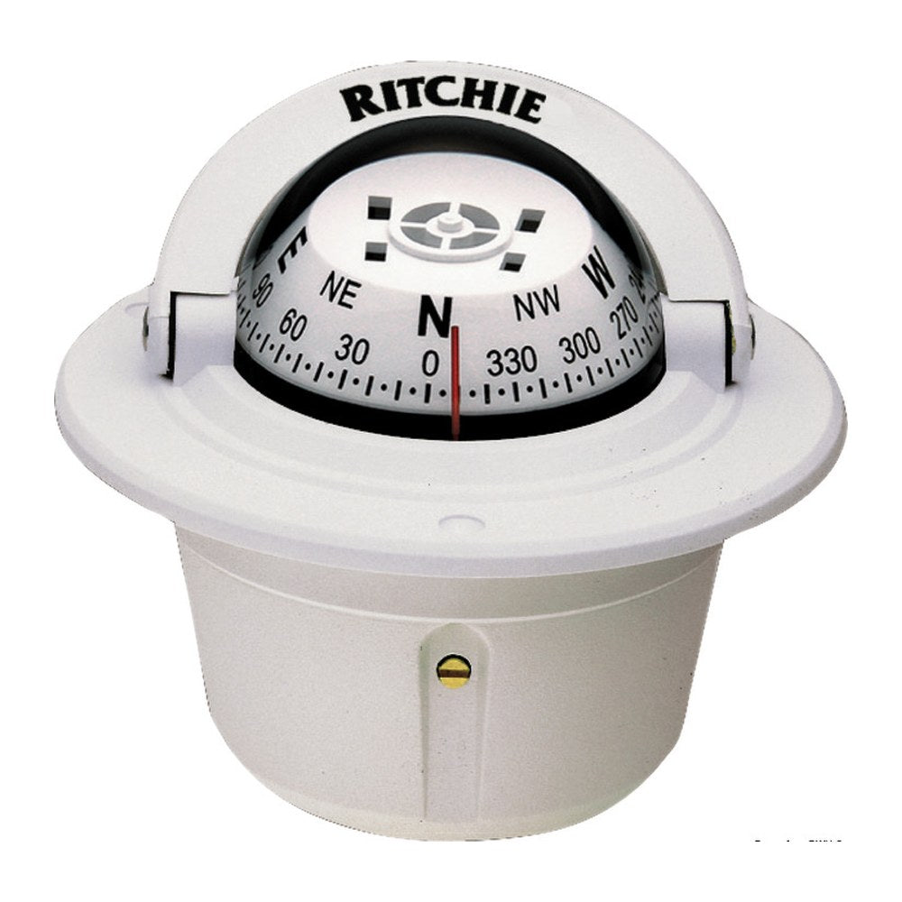 RITCHIE Explorer built-in compass 2"3/4 white/whit - foto originale Osculati Srl