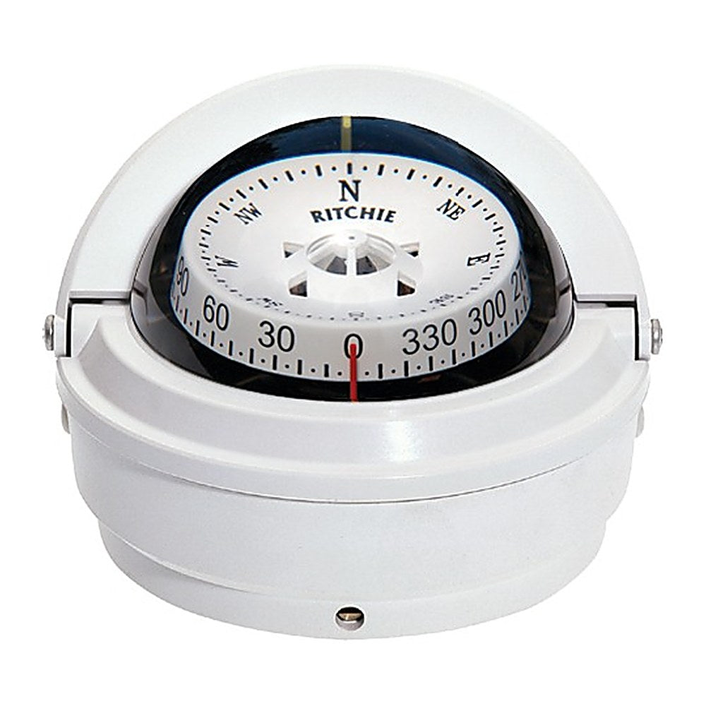 RITCHIE Voyager external compass 3" white/white - foto originale Osculati Srl