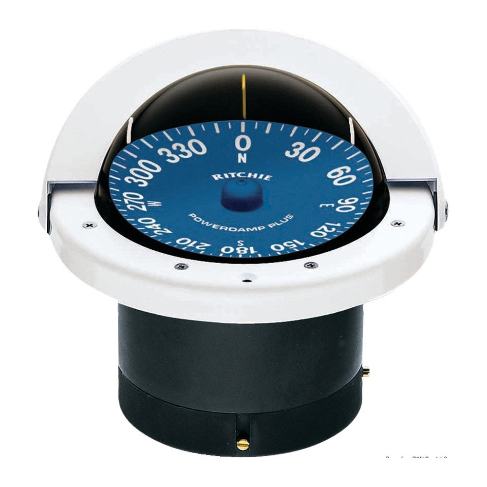 RITCHIE Supersport compass 4"1/2 white/blue - foto originale Osculati Srl
