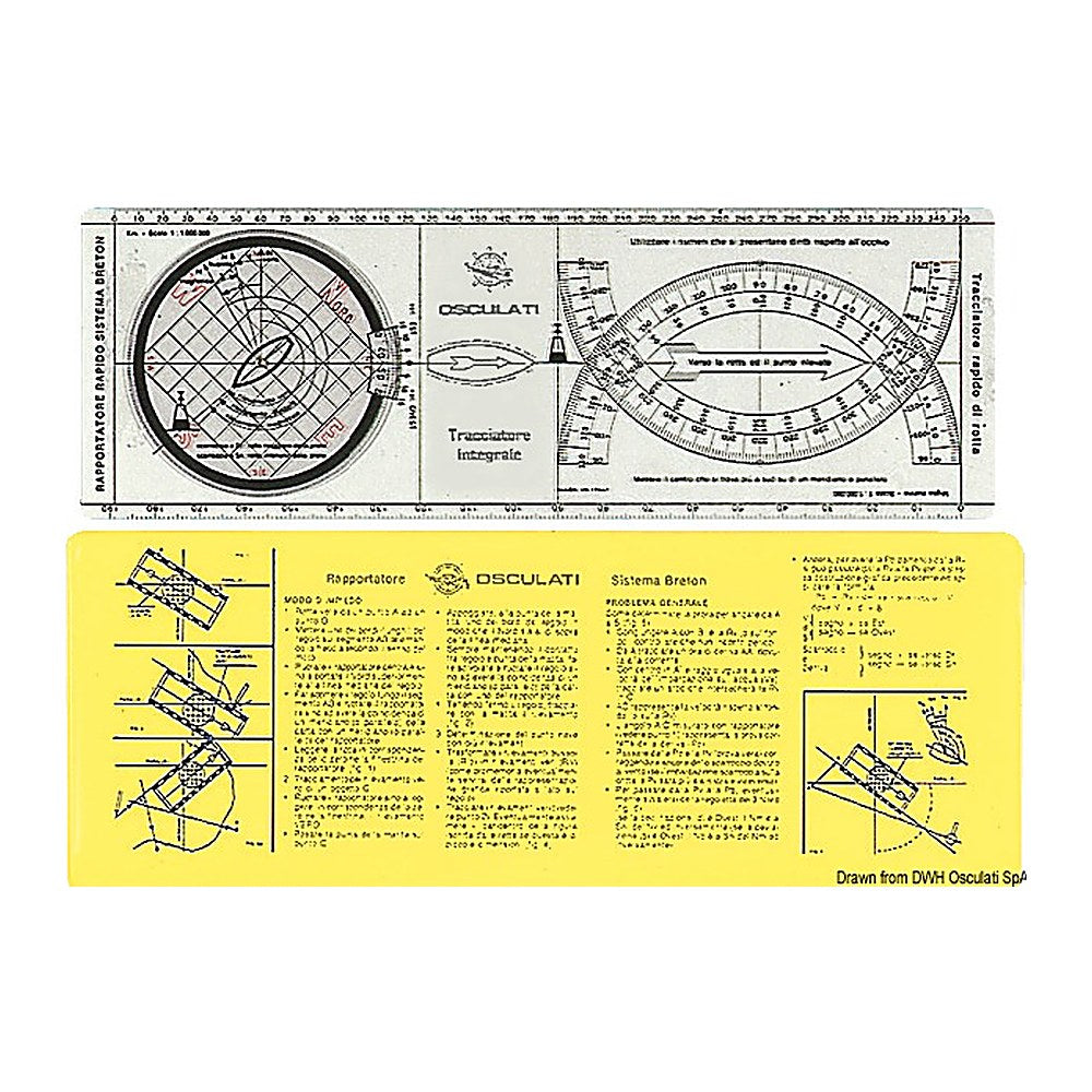 Parallel rule integral plotter - foto originale Osculati Srl