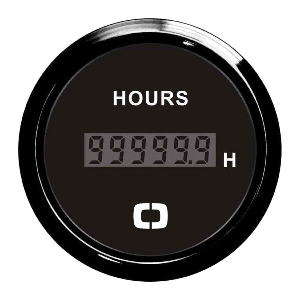 Digital hour counter black/black - foto originale Osculati Srl