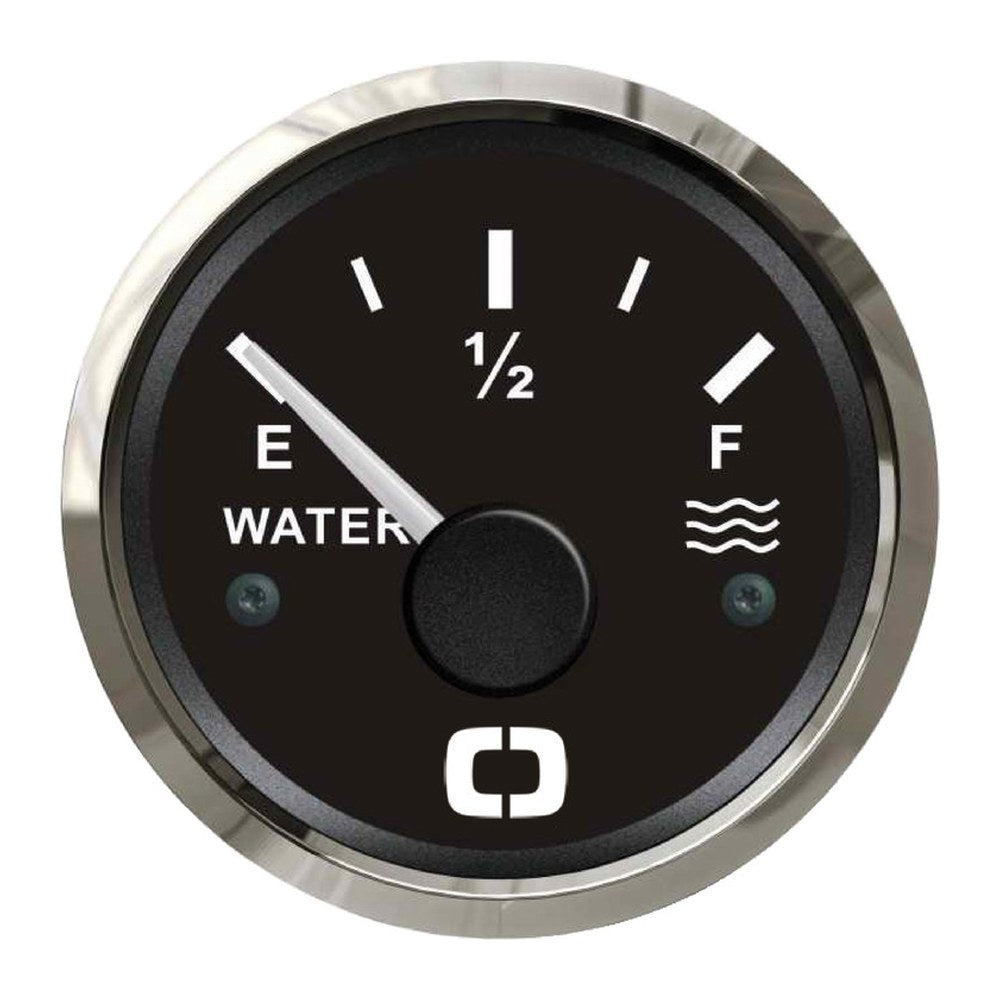 Water level gauge 240/33 ohm black/glossy - foto originale Osculati Srl