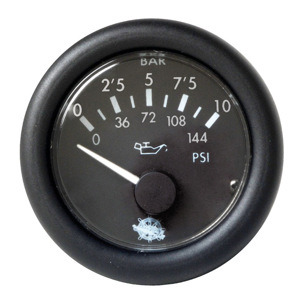Guardian oil pressure gauge 0-10 bar black 12 V - foto originale Osculati Srl