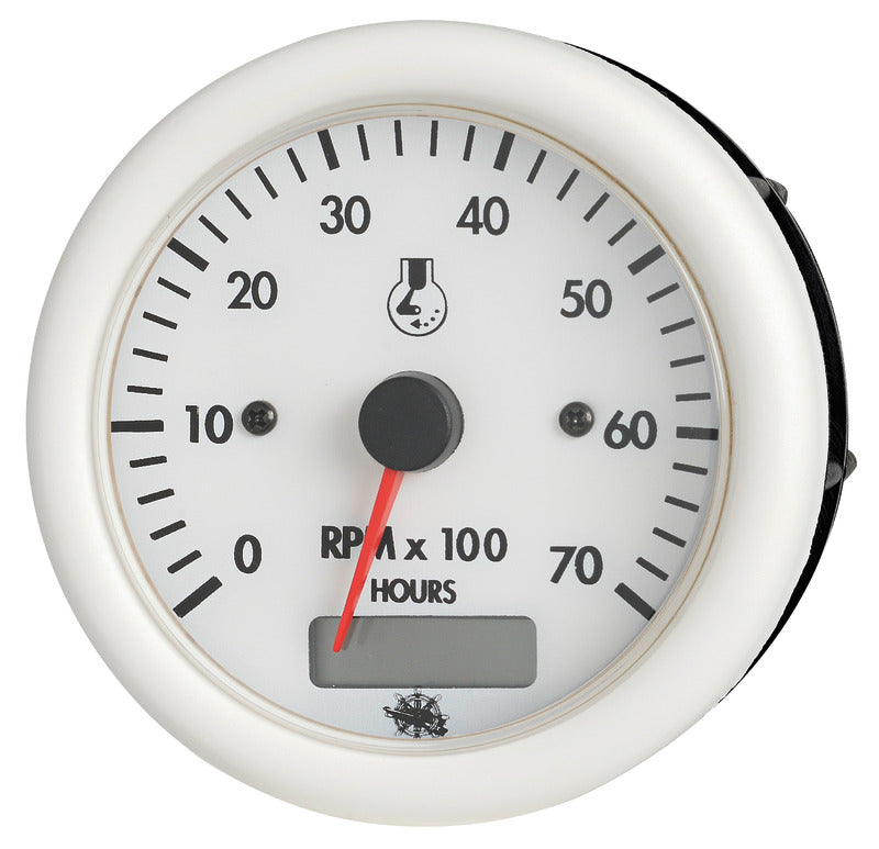 Guardian RPM counter 2/4stroke white hourmeter 12V - foto originale Osculati Srl