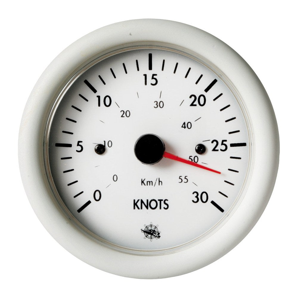 Guardian speedometer 0-30 knots white 12 V - foto originale Osculati Srl