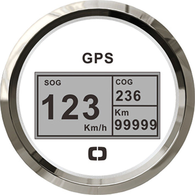 Speedometer compass mile counter GPS white/glossy - foto originale Osculati Srl
