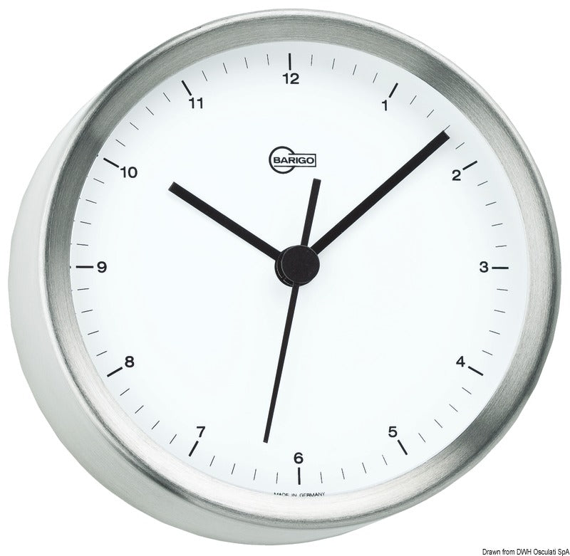 Barigo Steel quartz clock - foto originale Osculati Srl