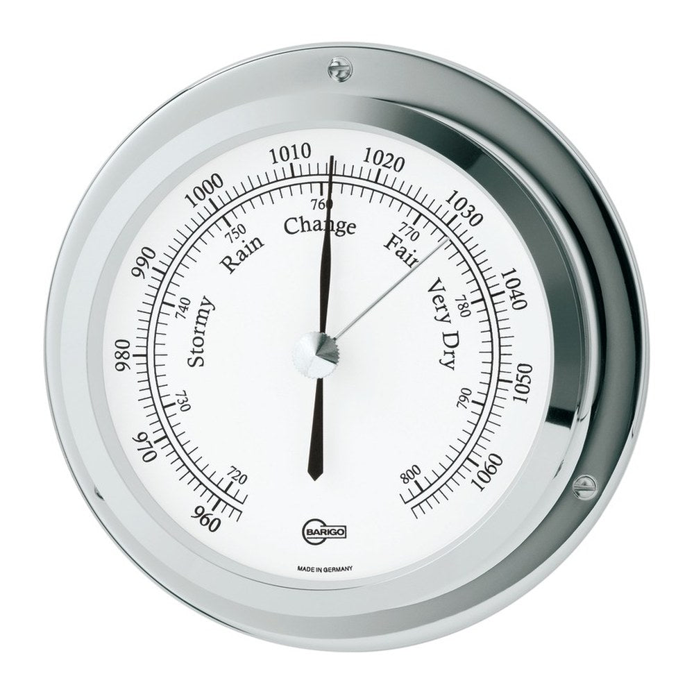 Barigo Star barometer chromed brass - foto originale Osculati Srl
