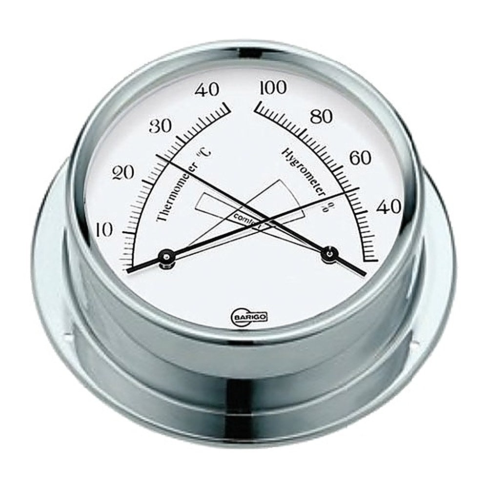 Barigo Regatta white hygro-thermometer - foto originale Osculati Srl
