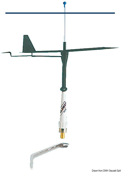 Glomex wind vane indicator w/bowline sectors - foto originale Osculati Srl