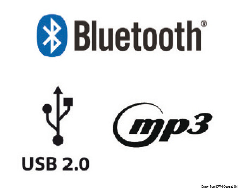 Aquatic av Media Player Bluecube - foto originale Osculati Srl