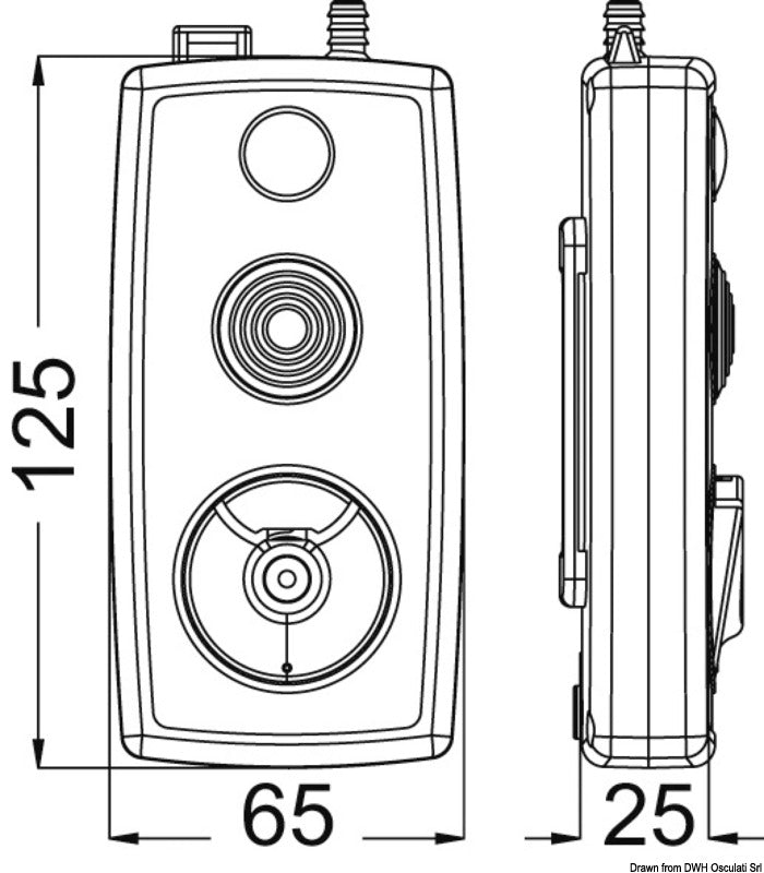 Wamblee W480 MOB AIS+DSC signaller -O - foto originale Osculati Srl