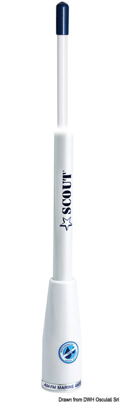 SCOUT AM/FM antenna - foto originale Osculati Srl