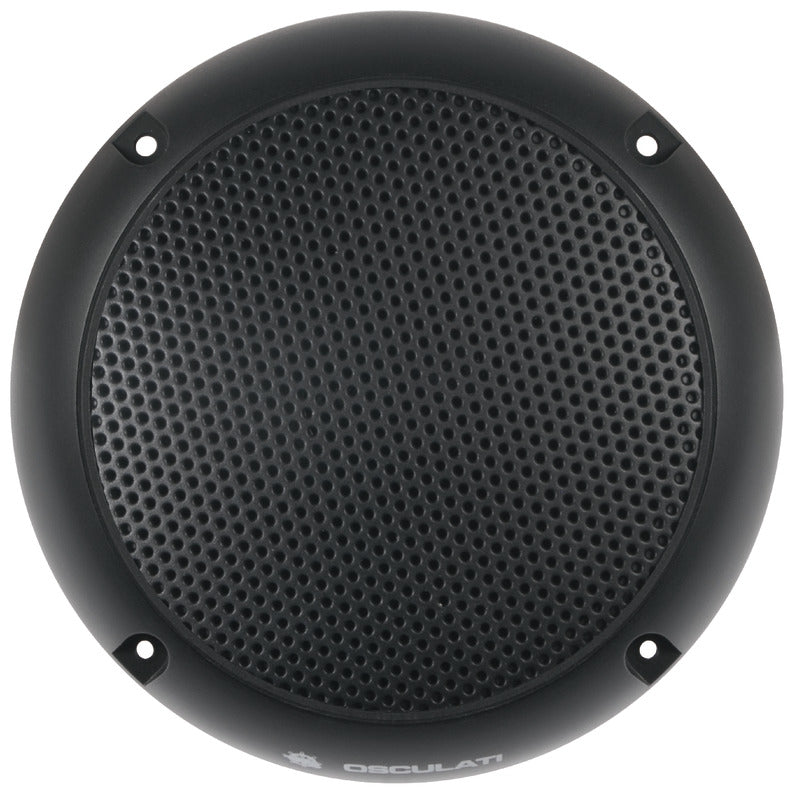 Pair of 2-ways loudspeakers 150 mm 60 W black - foto originale Osculati Srl