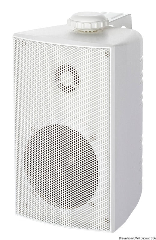 Cabinet stereo 2-way speakers white - foto originale Osculati Srl