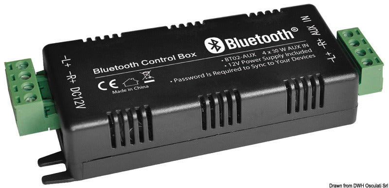 Bluetooth amplifier 2 channels - foto originale Osculati Srl