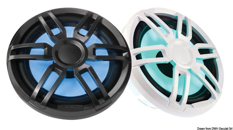 Fusion XS-SL10PGW 10" 400W white and grey grid - foto originale Osculati Srl