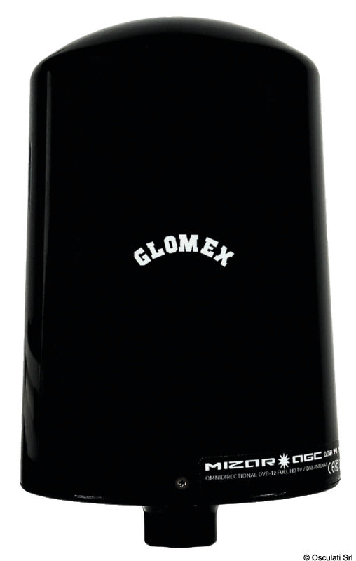 GLOMEX DVB-T2 Mizar AGC TV antenna black - foto originale Osculati Srl