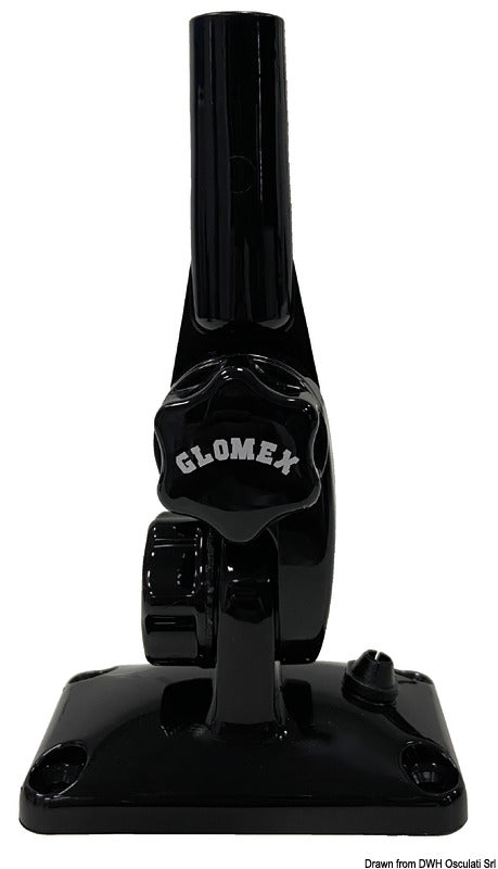 GLOMEX Glomeasy Line nylon black articulated base - foto originale Osculati Srl