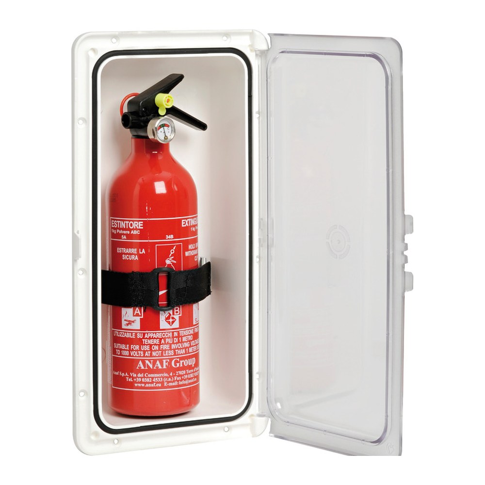 Extinguisher compartment with door 183x364 mm - foto originale Osculati Srl