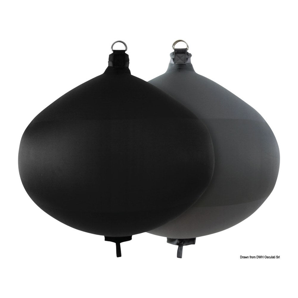 FENDERTEX S60 inflatable fender black - foto originale Osculati Srl