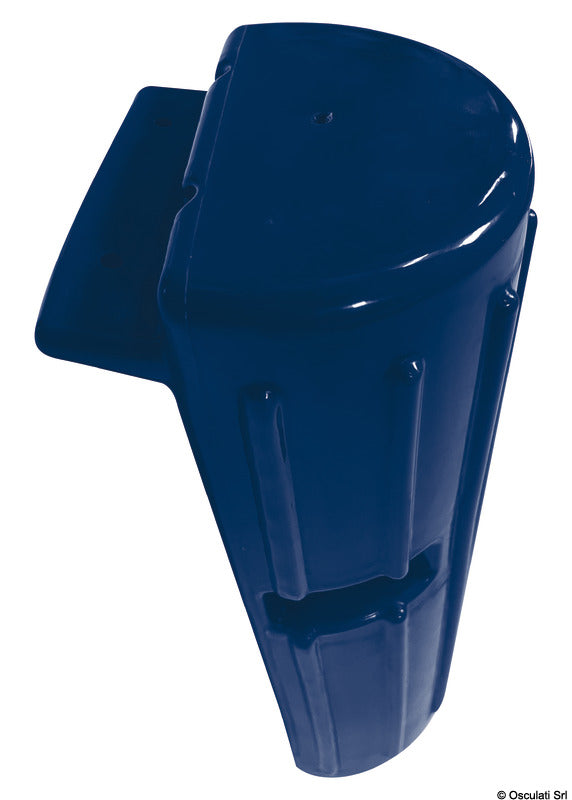 PVC vertical fender for marina and pile blue 39cm - foto originale Osculati Srl