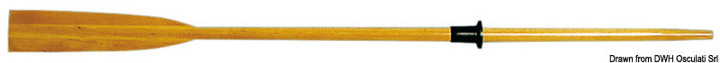 Fir wood oar 220 cm - foto originale Osculati Srl
