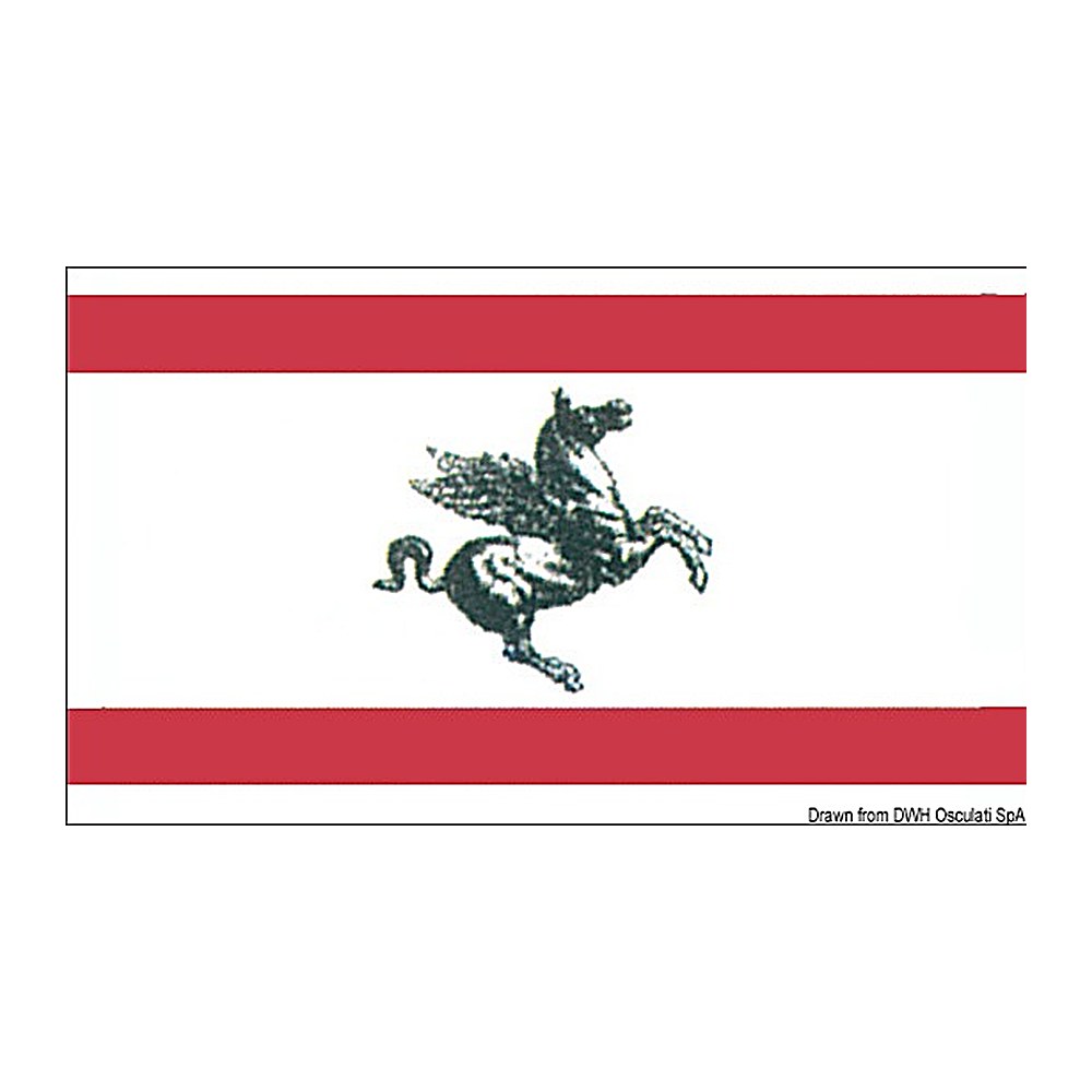 Flag Tuscany 20 x 30 cm - foto originale Osculati Srl