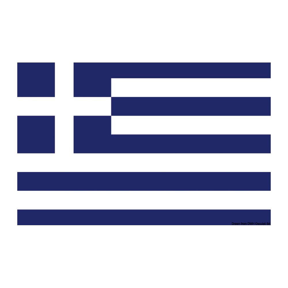 Flag Greece 70 x 100 cm - foto originale Osculati Srl