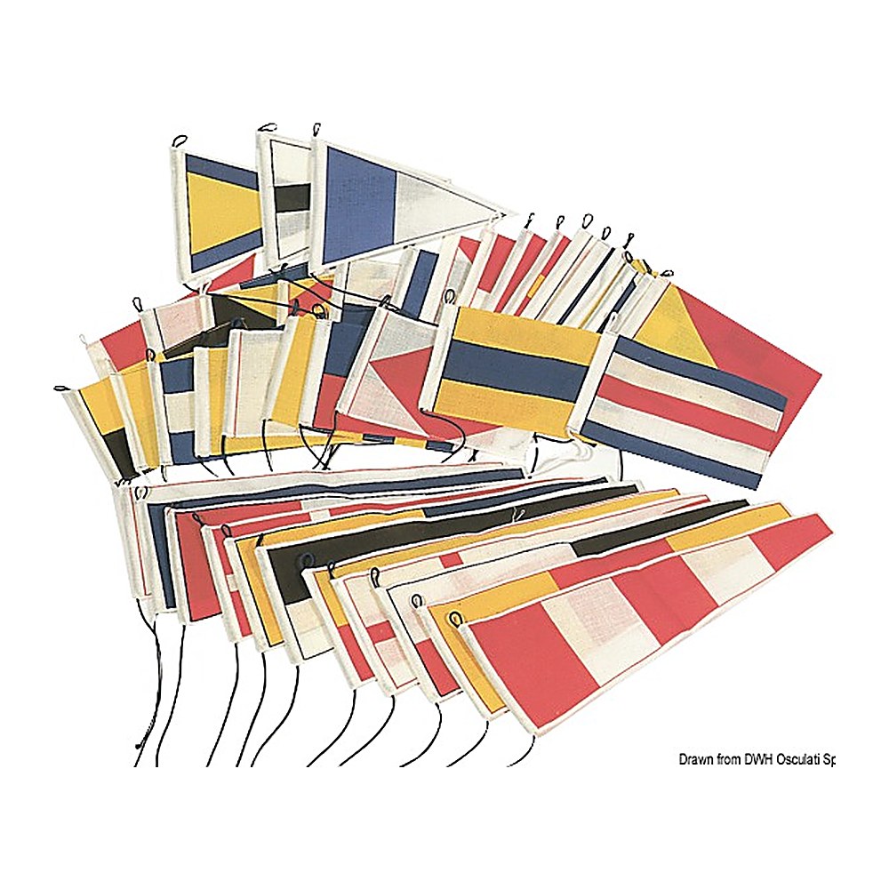 Gran Pavese flag 20 x 30 cm - foto originale Osculati Srl