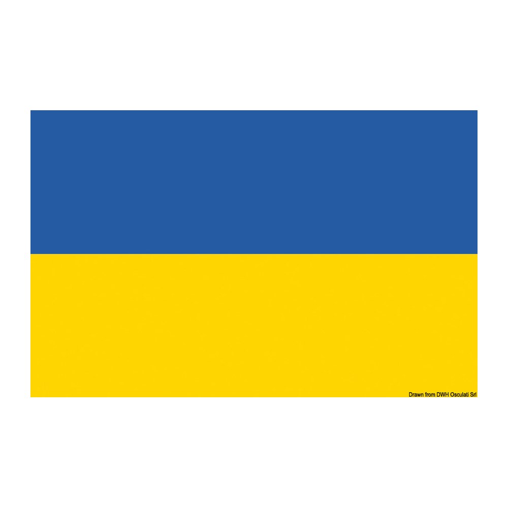 Flag Ukraine 70 x 100 cm - foto originale Osculati Srl