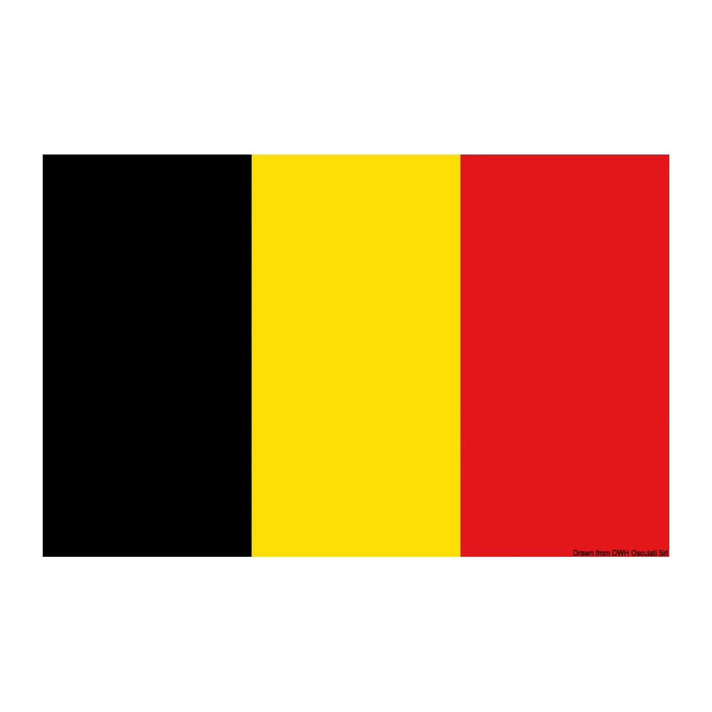 Flag Belgium 70 x 100 cm - foto originale Osculati Srl
