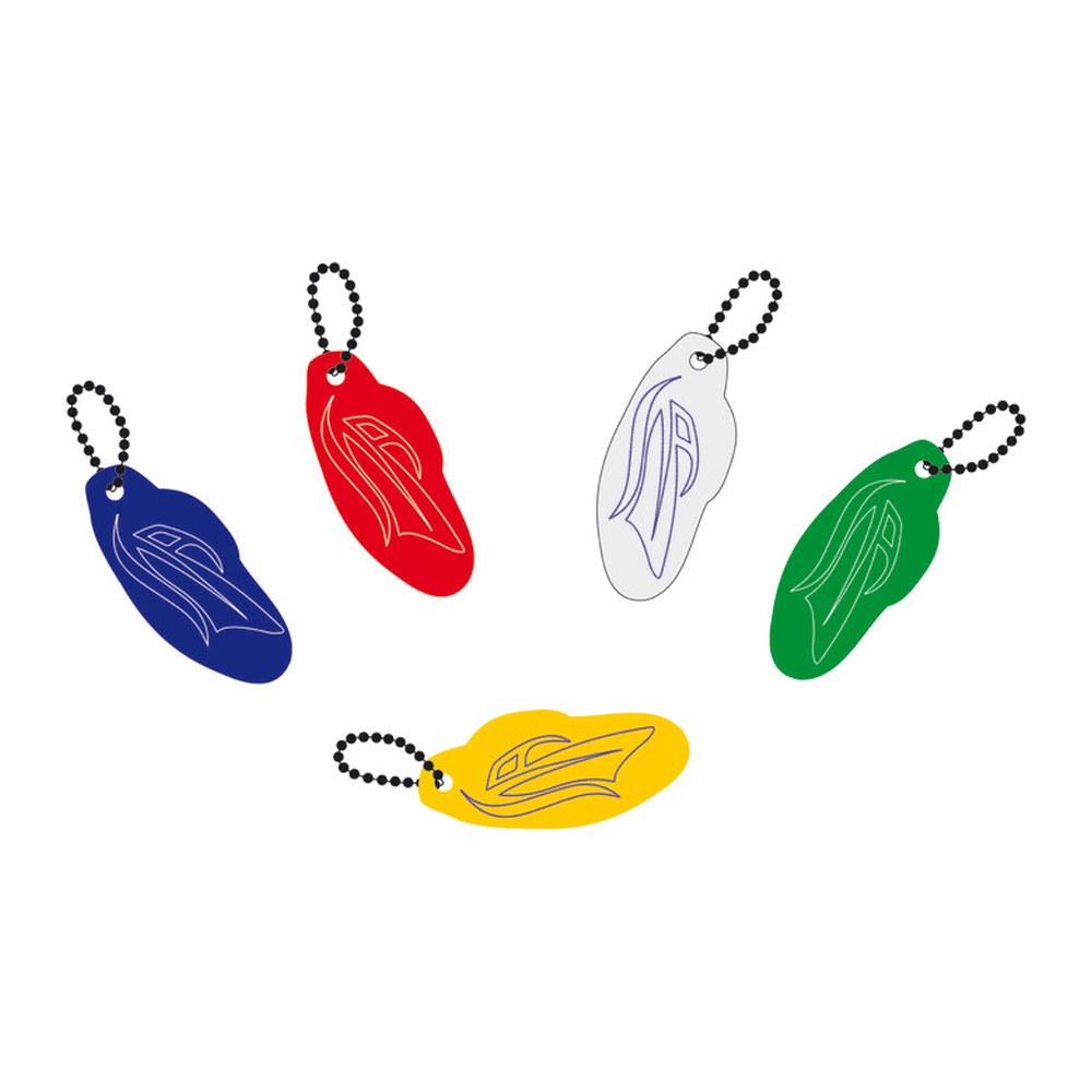 Softfoam keyring Motorboat blue (pack of 10) - foto originale Osculati Srl