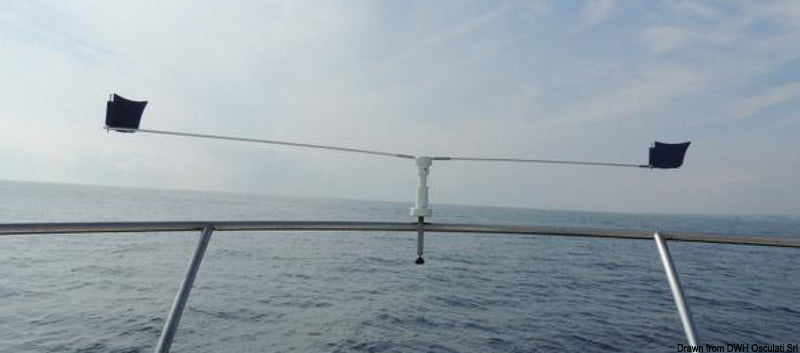 Stopgull clamp support for handrails - foto originale Osculati Srl