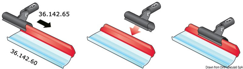 Shurhold flexible blade 300 mm - foto originale Osculati Srl