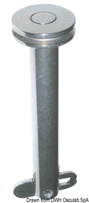 Drop nose pin AISI 316 60 mm Ø 8 mm A - foto originale Osculati Srl