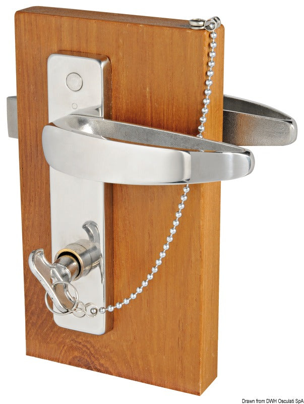 Smart pair of handles w/plates RH inside +outside - foto originale Osculati Srl