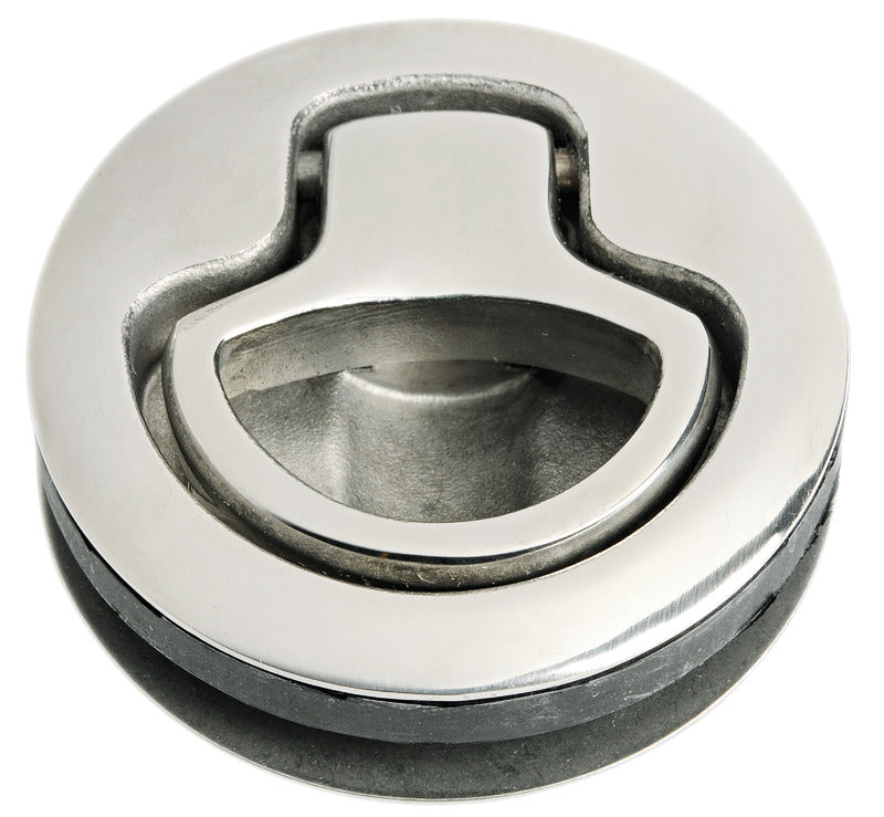 Flush pull latch AISI316 w/stop without lock - foto originale Osculati Srl