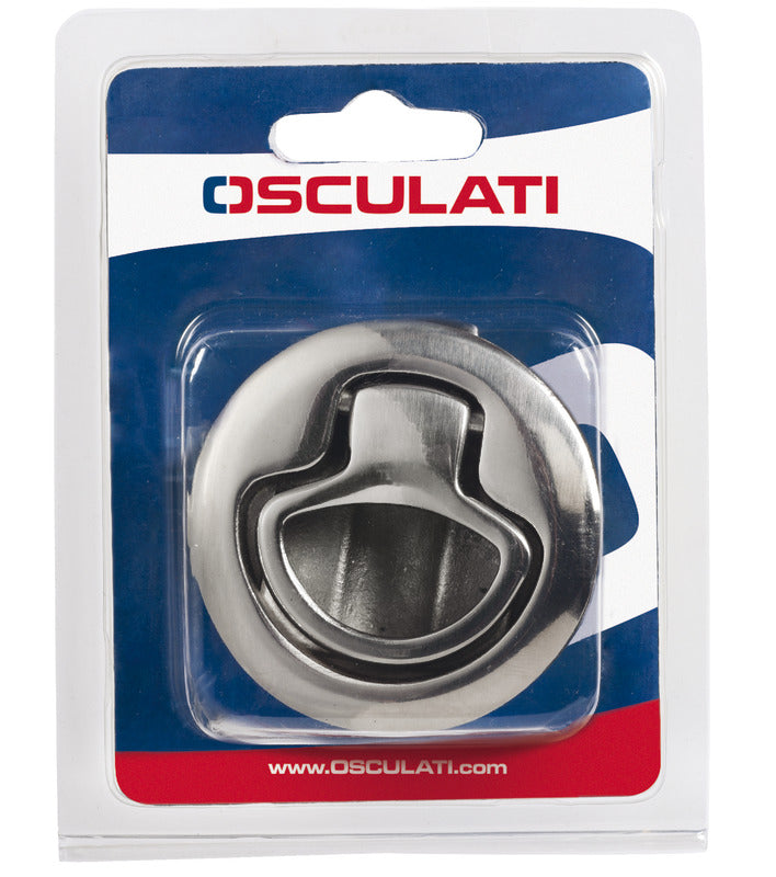 Flush pull latch AISI316 w/stop without lock - foto originale Osculati Srl