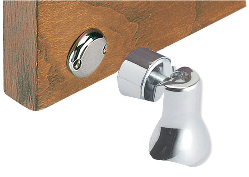 Chromed brass magnetic swivelling doorstop - foto originale Osculati Srl