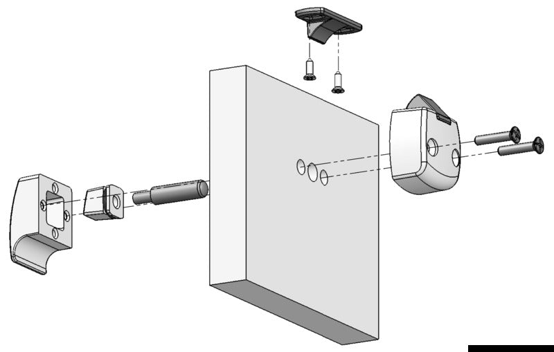 Brass switch w/lock - foto originale Osculati Srl