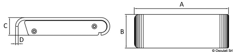 Perla SS lever latch - foto originale Osculati Srl
