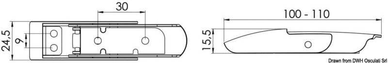 Riviera lever hatch AISI316 - foto originale Osculati Srl