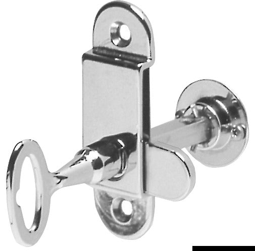 Chromed brass hollow lock 80x25 mm - foto originale Osculati Srl