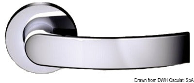 SLIM handle chromed brass 124 mm - foto originale Osculati Srl