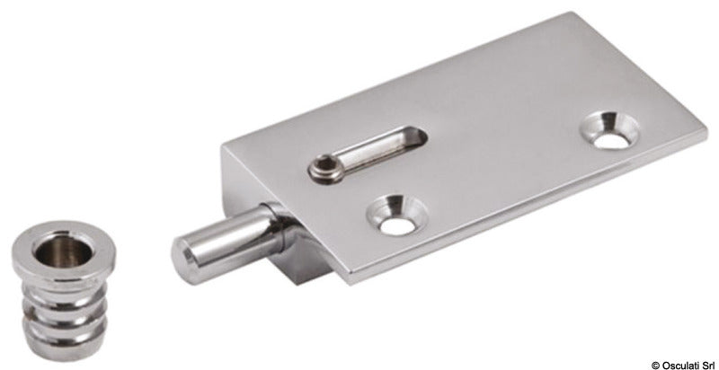 Cerniera a spillo DX + SX in ottone cm 18 x 35 - foto originale Osculati Srl
