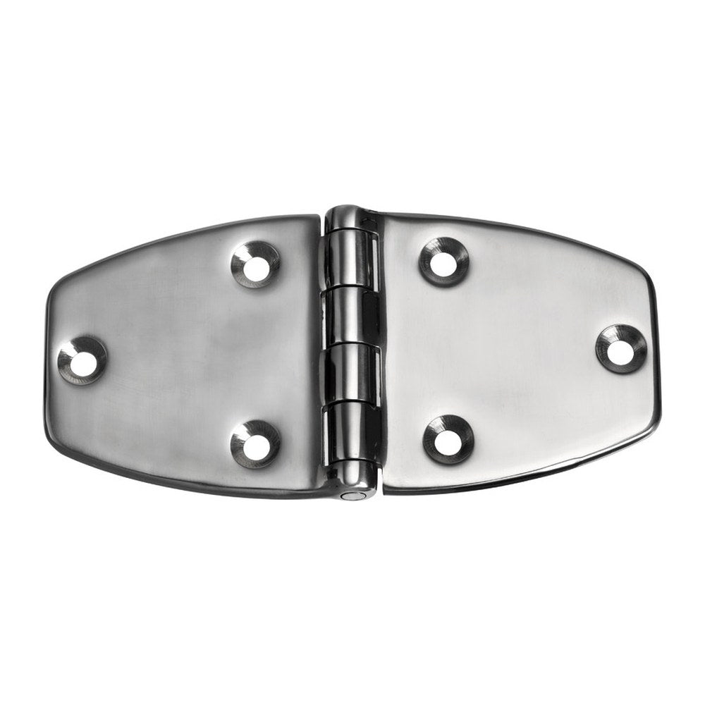 Trapezoidal AISI316 hinge 153x75x3.6mm - foto originale Osculati Srl