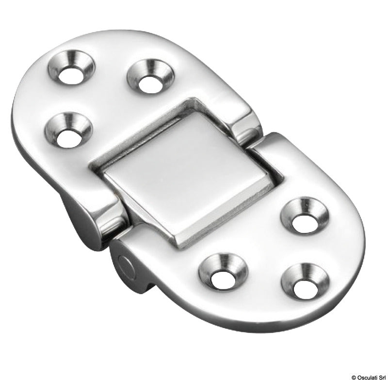 Cerniera inox con fori 76x38 mm - foto originale Osculati Srl
